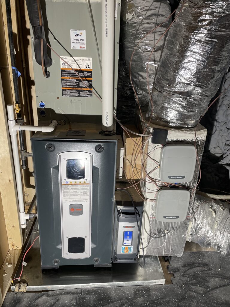 TRANE High Efficiency Variable speed multistage furnace with Communicating controls & steam humidifier