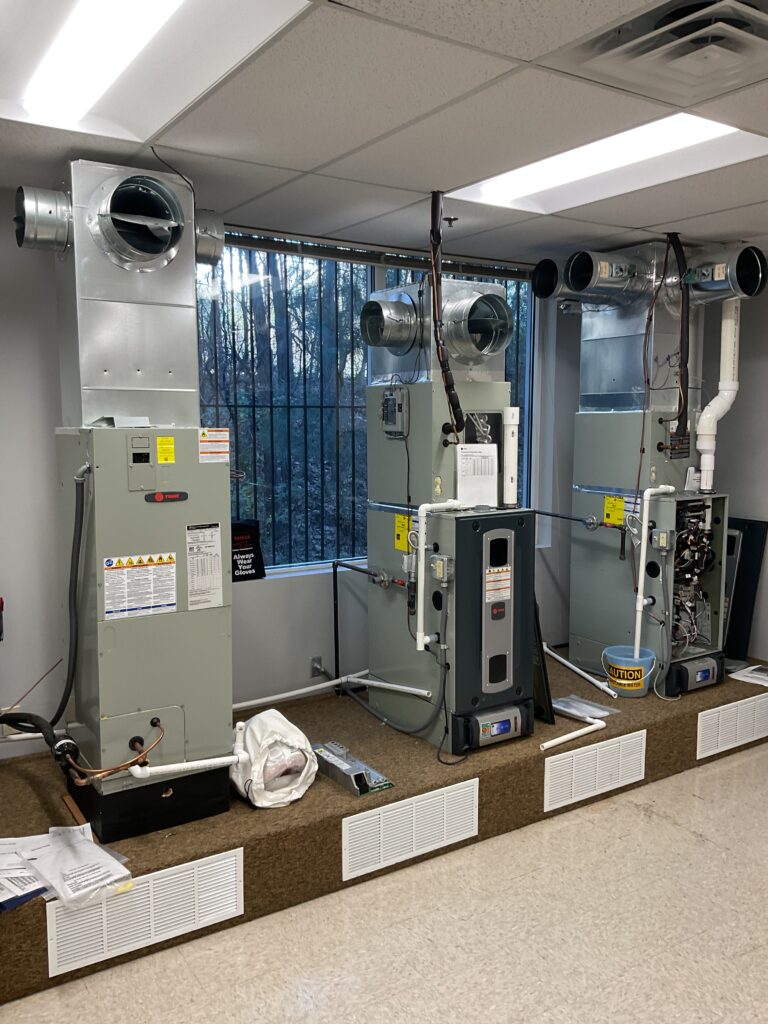 TRANE indoor unit set up